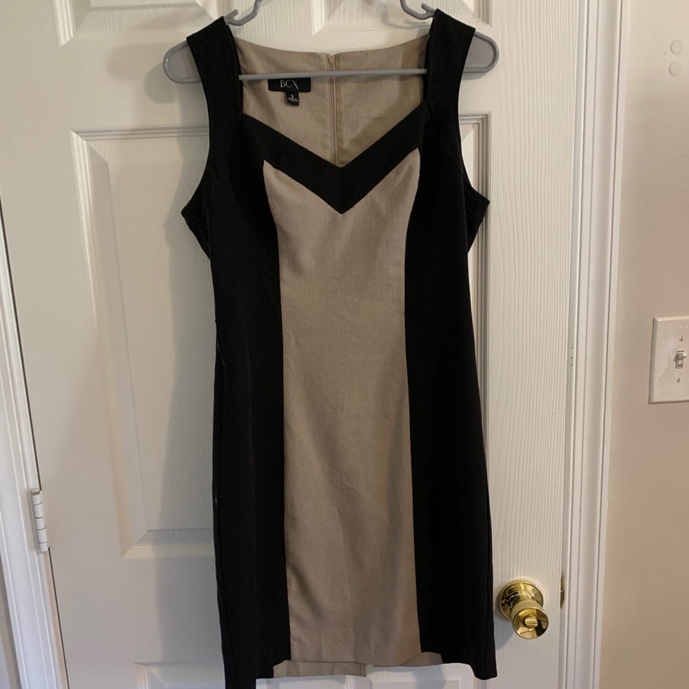 Black and Cream Dress